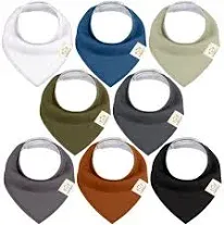 Baby Bandana Drool Bibs | Asstd.