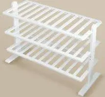 Varhomax 3-Tier Bamboo Shoe Rack