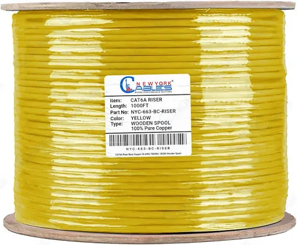 New York Cables Cat6a Riser Cable