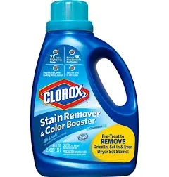 Clorox 078433444265 2 Stain Fighter & Color Booster-Original Scent, 112.75 Fl Oz (Pack of 1), Blue, 112