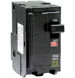 Square D QO220CP 20A 2 Pole Miniature Circuit Breaker