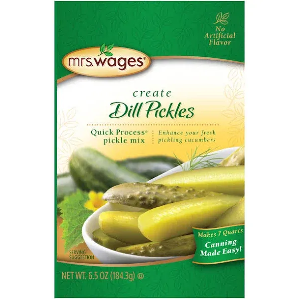 Mrs Wages: Dill Pickle Mix, 6.5 oz