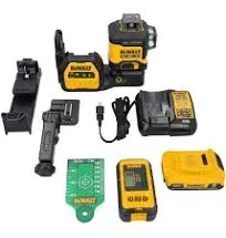 DeWalt DCLE34033D1 20V MAX XR 3 x 360 High Precision Green Laser