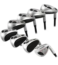 PowerBilt EX-550 4-PW Graphite SENIOR A- Flex RH Golf Club Hybrid Set USED