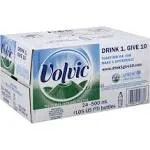 Volvic Natural Spring Water, 500ml- Bottles (Pack of 24)