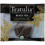 Teatulia Organic Teas Black Wrapped Premium Tea