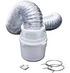 Kit 4in x 5ft Electric Dryer  - Lambro 211L Dryer Vent Lint Trap Kit