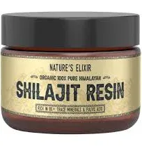 Sennasi Shilajit Pure Himalayan Organic Shilajit Resin 600mg Maximum Potency Natural Organic Shilajit Resin with 85+ Trace Minerals & Fulvic Acid