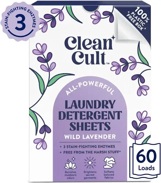  Sheets, Wild Lavender Scent, 60 Count