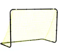 Portable Steel Soccer Goals-Adult+Yo<wbr/>uth Soccer Goal with Net + Ground Stakes