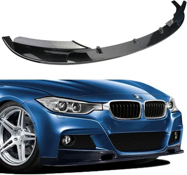 Front Bumper Lip Splitter for 2012-2018 F30 F35 Base 3 Series,(M-Tech<wbr/>/M-Sport...