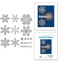 Spellbinders Delicate Snowflakes Etched Dies from The Bibi's Snowflakes Collection by Bibi Cameron