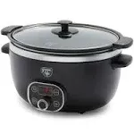 GreenLife 6 qt. Black Slow Cooker