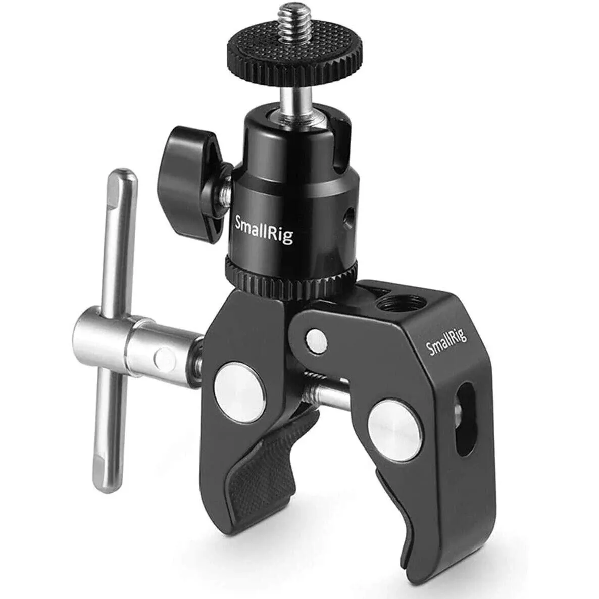 SmallRig Super Clamp with Ballhead Mount For Camera Monitor, LED Light - 1124