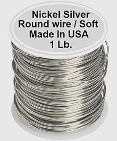 Nickel Silver Wire (Soft) 1 Lb. Spool (26 Ga / 1250 Ft.)