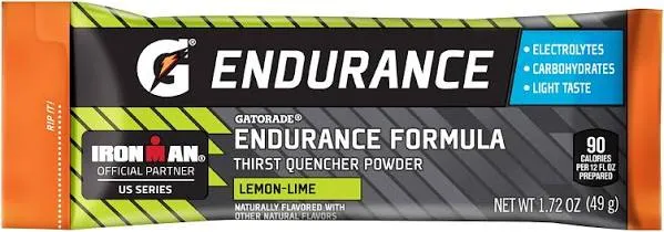 Gatorade Endurance Powder With Electrolytes, 1.72 Ounce (Pack of 12) 