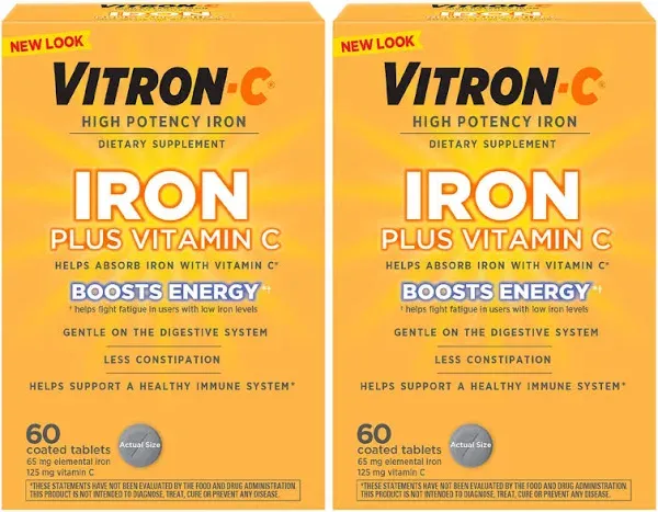 Vitron-C High Potency Iron Supplement Vitamin C