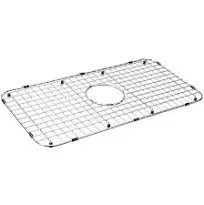 Center Drain Sink Bottom Grid Sink Protector 25” X 12 ” Serene Valley Stainless