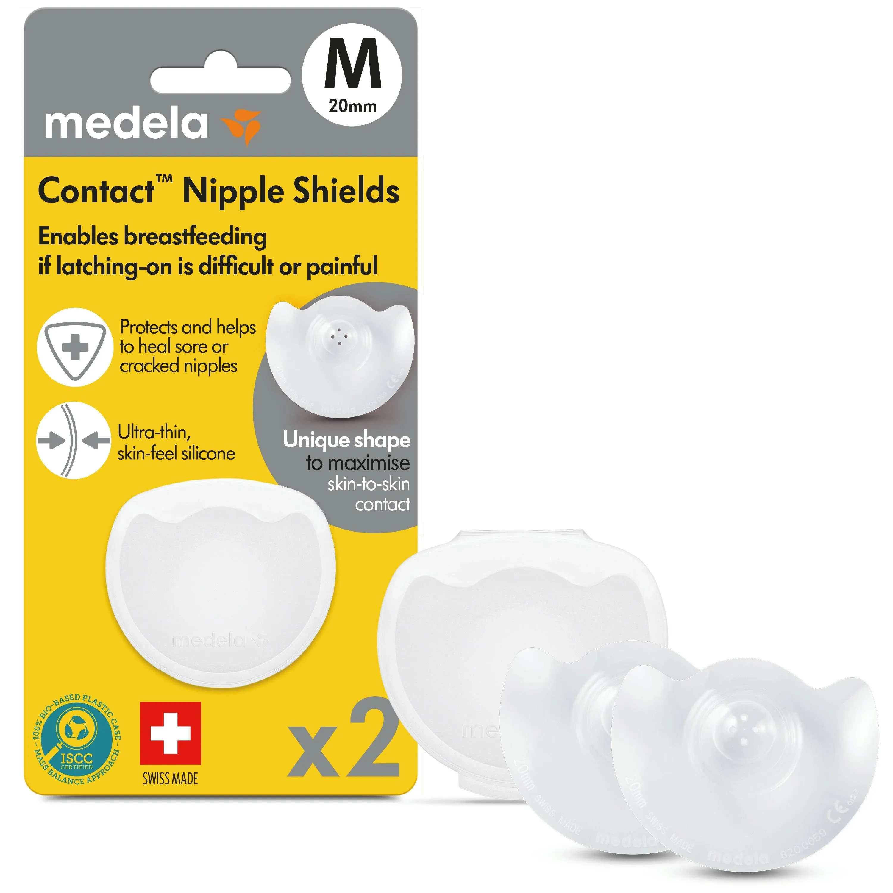 Medela Contact Nipple Shields & Case 20mm