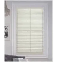 BlindsAvenue Cordless Light Filtering Cellular Honeycomb Shade, 9/16" Single Cell, White - 31" W x 72" H