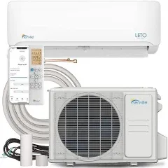 Senville 9000 BTU Mini Split Air Conditioner Heat Pump LETO Series