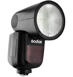 GODOX V1N V1-N Round Camera Flash Speedlite TTL HSS Recharging Battery for NIKON