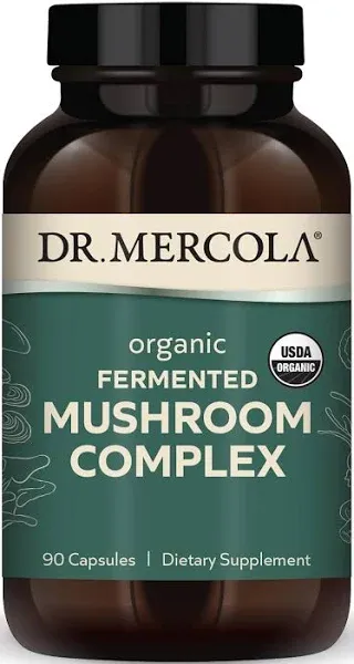 Dr Mercola Fermented Mushroom Complex 90 Capsules