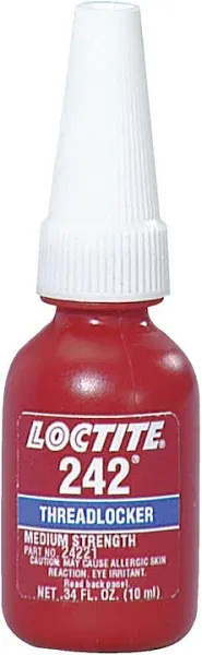 Loctite 242 Medium-Strength Threadlocker 50 ml Blue