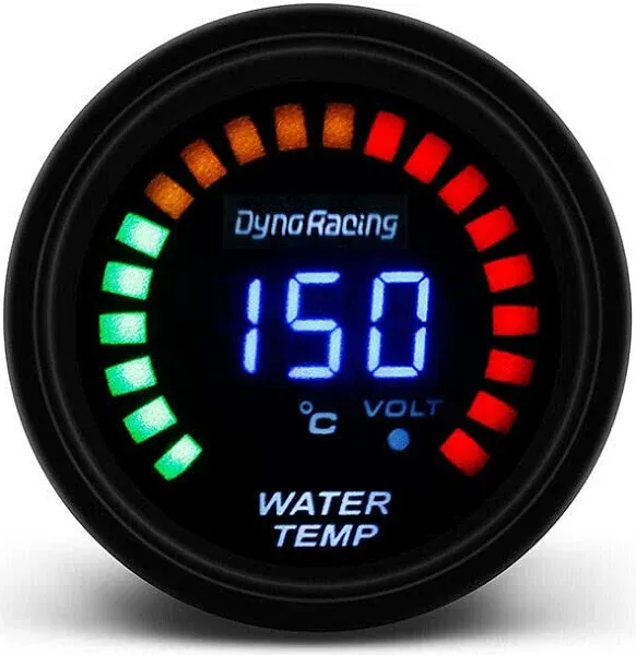 2&#039;&#039; 52mm Universal Car Digital &amp; Analog LED Water Temp Temperature Gauge... 