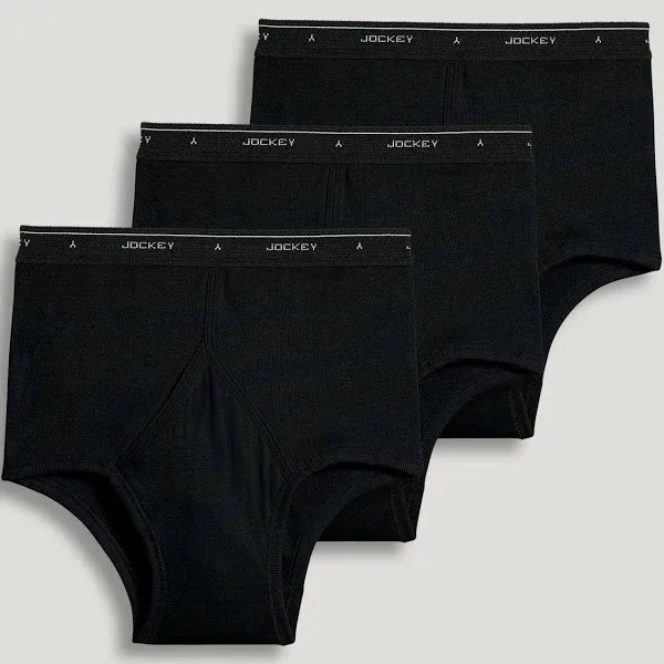 Jockey Men's Underwear Classic Full Rise Brief - 3 Pack