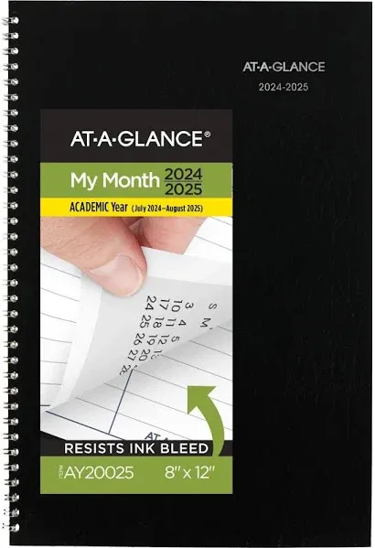 DayMinder Monthly Planner, Black, Pocket, 3 1/2" x 6"