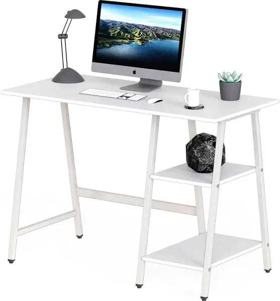 SHW Trestle Home Office Computer Desk