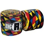 Ringside Apex 130” Boxing Hand Wraps Pair - Durable, Elastic Training Wraps with Hook & Loop Closure, Multi-Color Options, Perfect for MMA, Muay Thai, Kickboxing