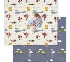 Jumpoff Jo Large Waterproof Foam Padded Play Mat for Infants