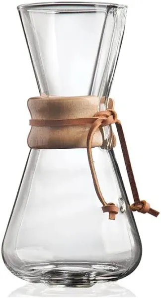 Chemex 3-Cup Classic Series Glass Coffeemaker