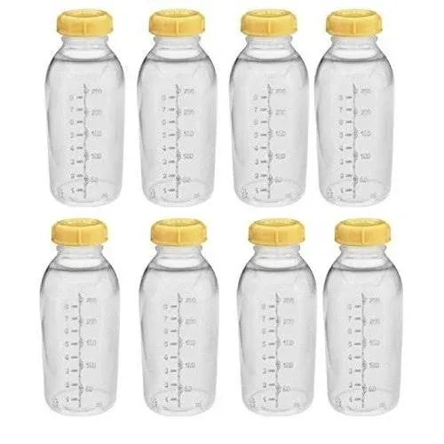 Medela Baby Bottle For Breast Milk w/ Lid 8oz 250ml 87150s New (h5-1)