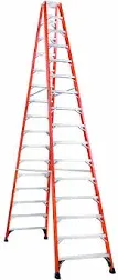 LOUISVILLE FM1416HD Twin Stepladder,Fbr<wbr/>gls,IAA,16ft,F<wbr/>M1400HD 1CMU3