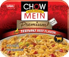 Nissin Chow Mein Noodles Teriyaki Beef Flavor