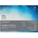 Winsor & Newton™ Professional™ 140lb. Hot Press Watercolour Paper Block, 20 Sheets