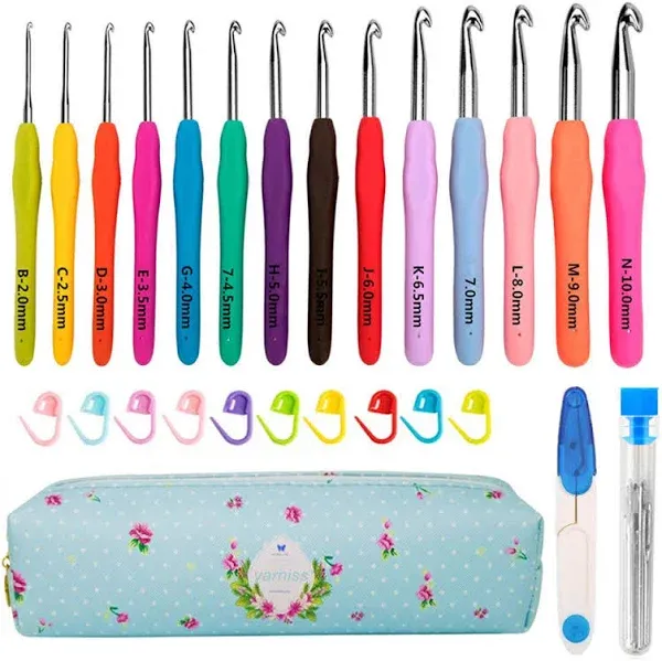 Ergonomic Crochet Hooks Set