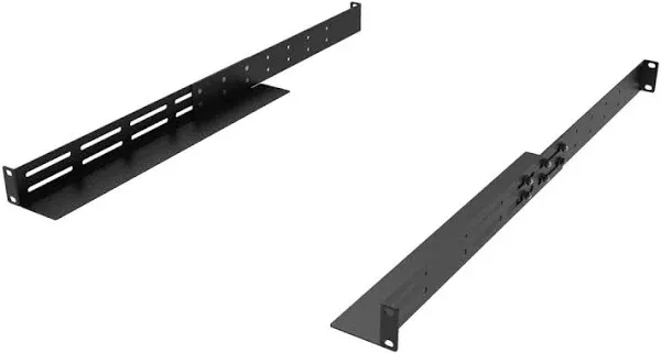 1U Universal Rack Mount Rails- 4-Post Server Rack Shelf Rail 16-29 inches Adj...