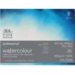 Winsor & Newton™ Professional™ 140lb. Hot Press Watercolour Paper Block, 20 Sheets