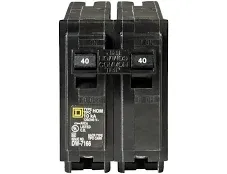 Homeline 40 Amp 2-Pole Circuit Breaker (3-Pack)