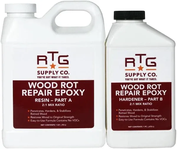 RTG Supply Co. RTG Wood Rot Repair Epoxy (Quart)