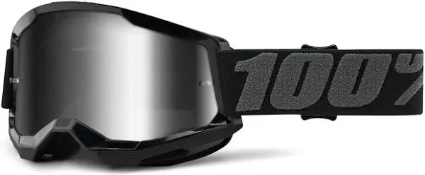 100% STRATA 2 Goggles - Sports Goggles for Motocross & Mountain Biking - Eyewear for Bike Riders - Motocross Goggles for Men