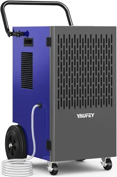 Yaufey 155 Pints Commercial Dehumidifier with Pump for Basement up to 8000 Sq. Ft