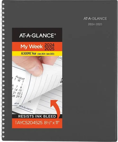 AT-A-GLANCE DayMinder Academic Weekly/Monthly Planner