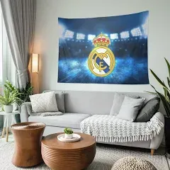 T MatuTA Real Madrid Football Hanging Tapestry