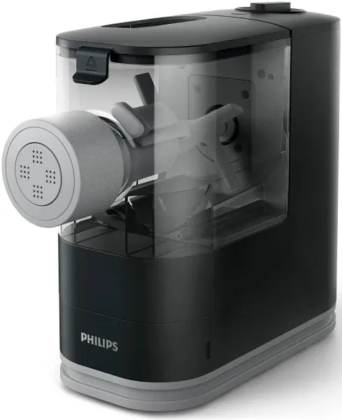 Philips HR2371/05 Compact Pasta and Noodle Maker, Black (Renewed)