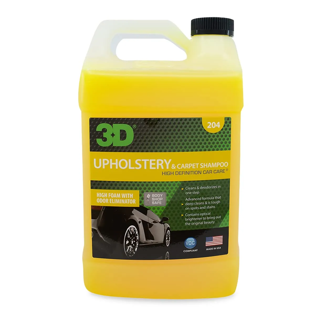 3D 204 | Upholstery & Carpet Shampoo (High Foam)